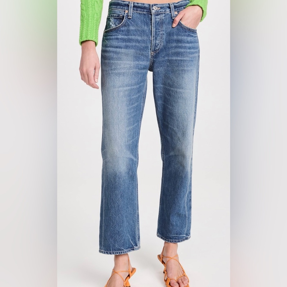 Citizens of Humanity straight leg cropped jeans